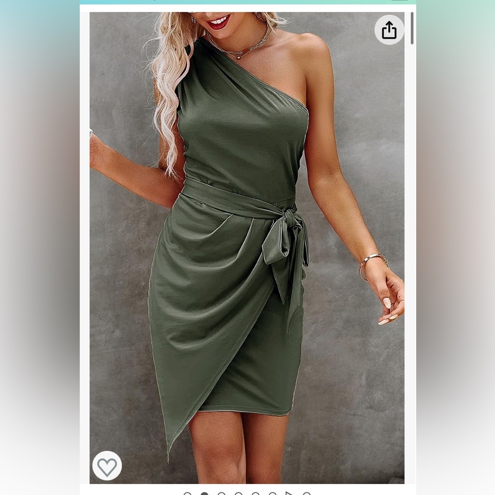 Army Green Formal Dress